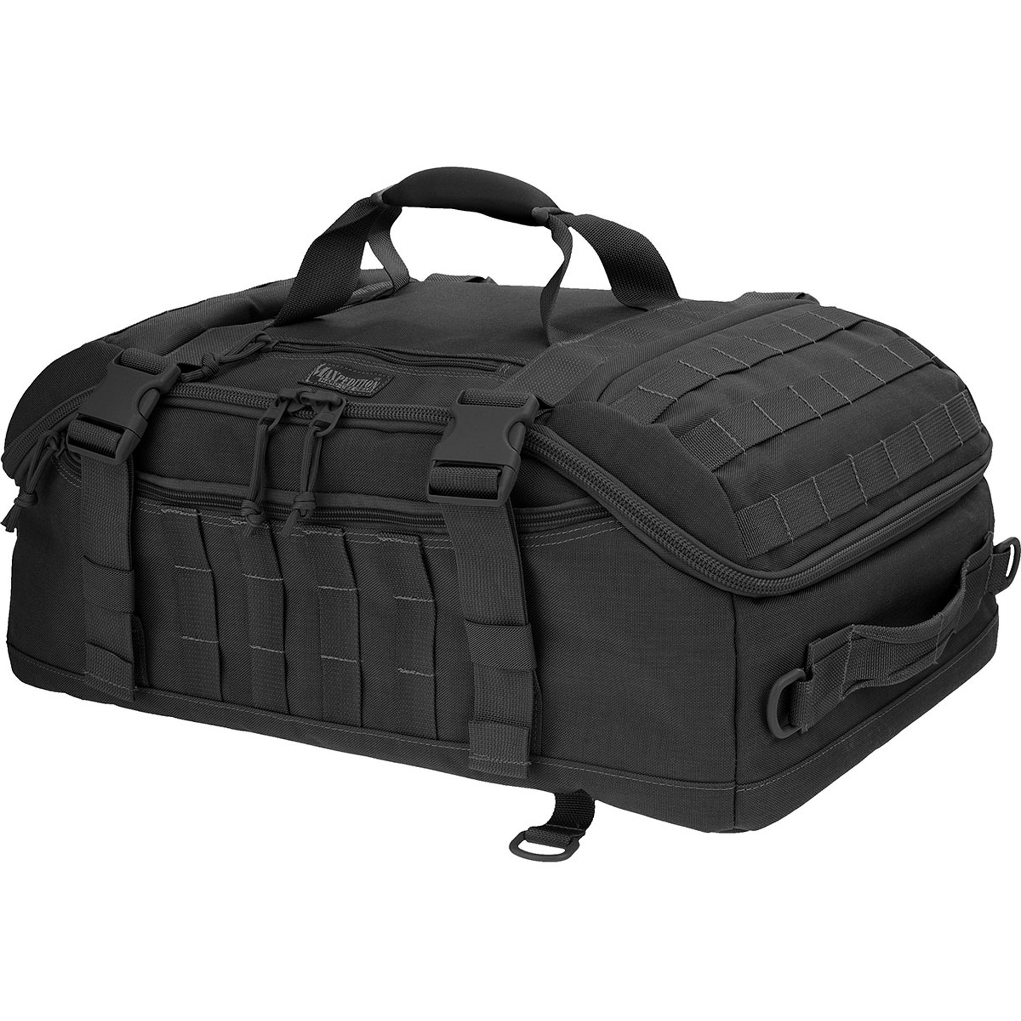 Maxpedition Fliegerduffel Adventure Duffle Bag - Heavy Duty Travel & Tactical Gear for Outdoor Camping, Hiking & Military Use (Black)