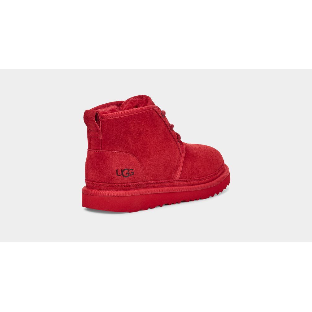 UGG Kid's Neumel II Boot in Samba Red - Warm Winter Snow Boots for Boys & Girls - Perfect for School, Outdoor Play & Cold Weather