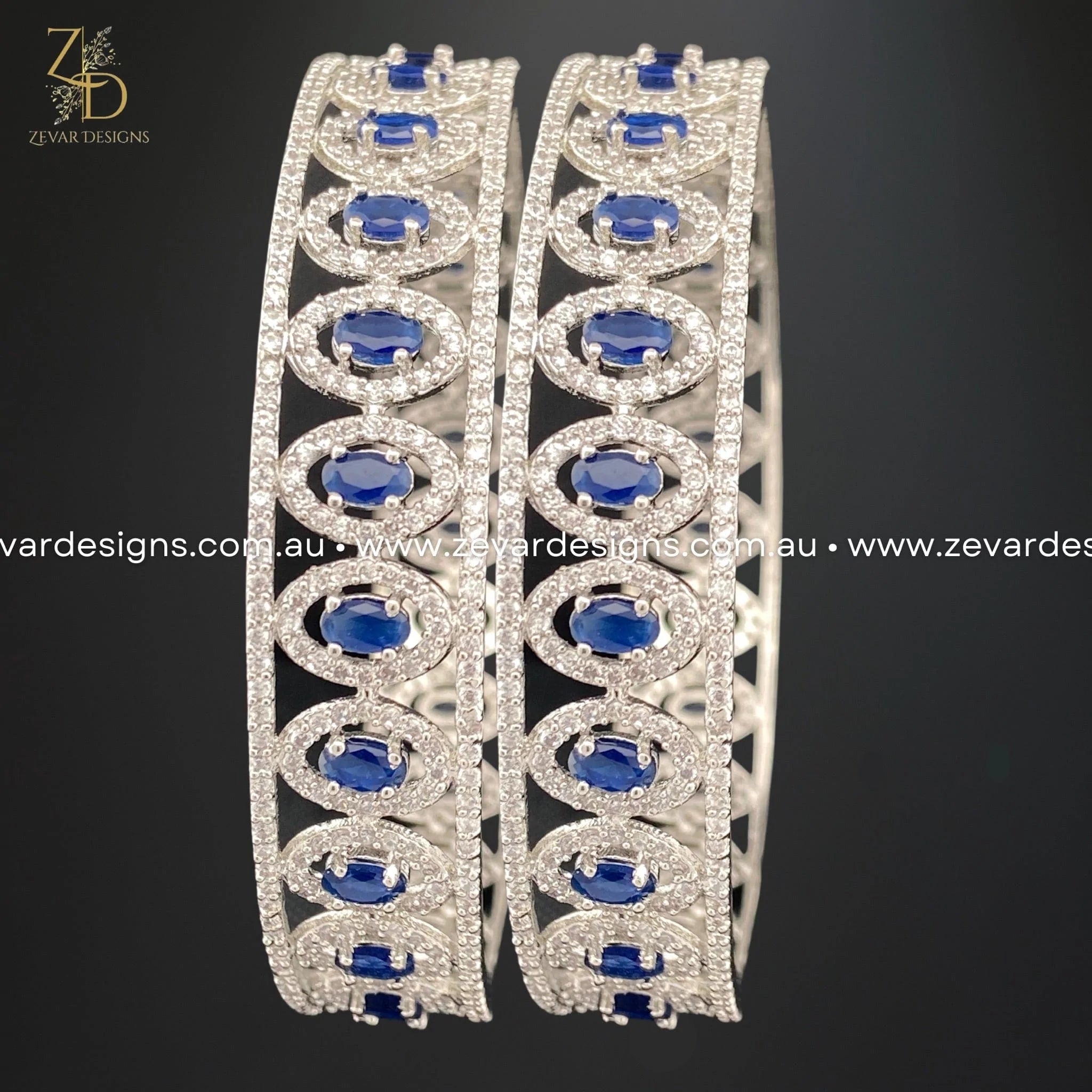 AD Bangles - Genuine Sapphire Bracelets for Women | Elegant Jewelry for Parties, Weddings & Special Occasions