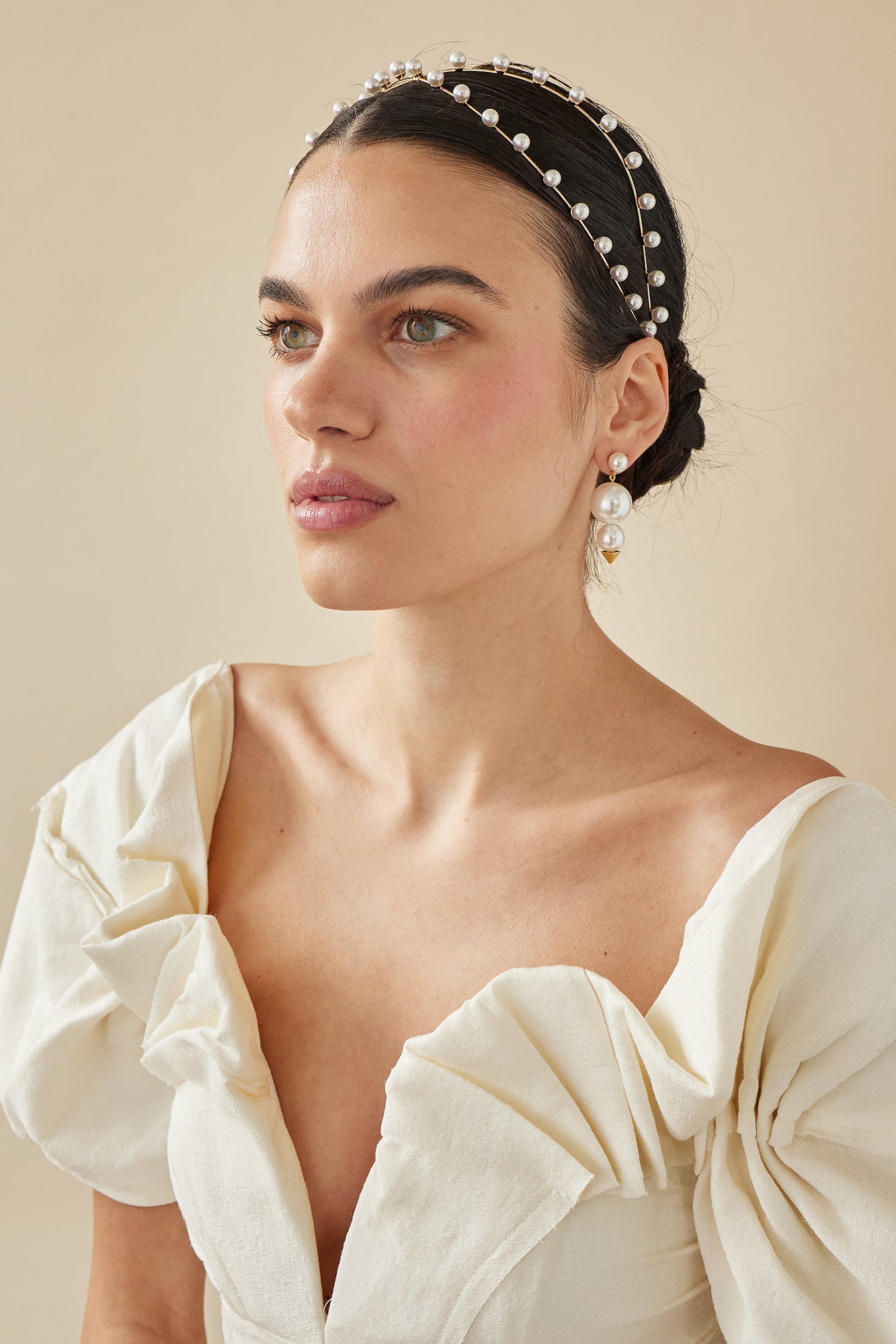 Nikki Pearl Exes Headband for Women - Fashionable Hair Accessories for Workouts, Yoga, and Everyday Wear