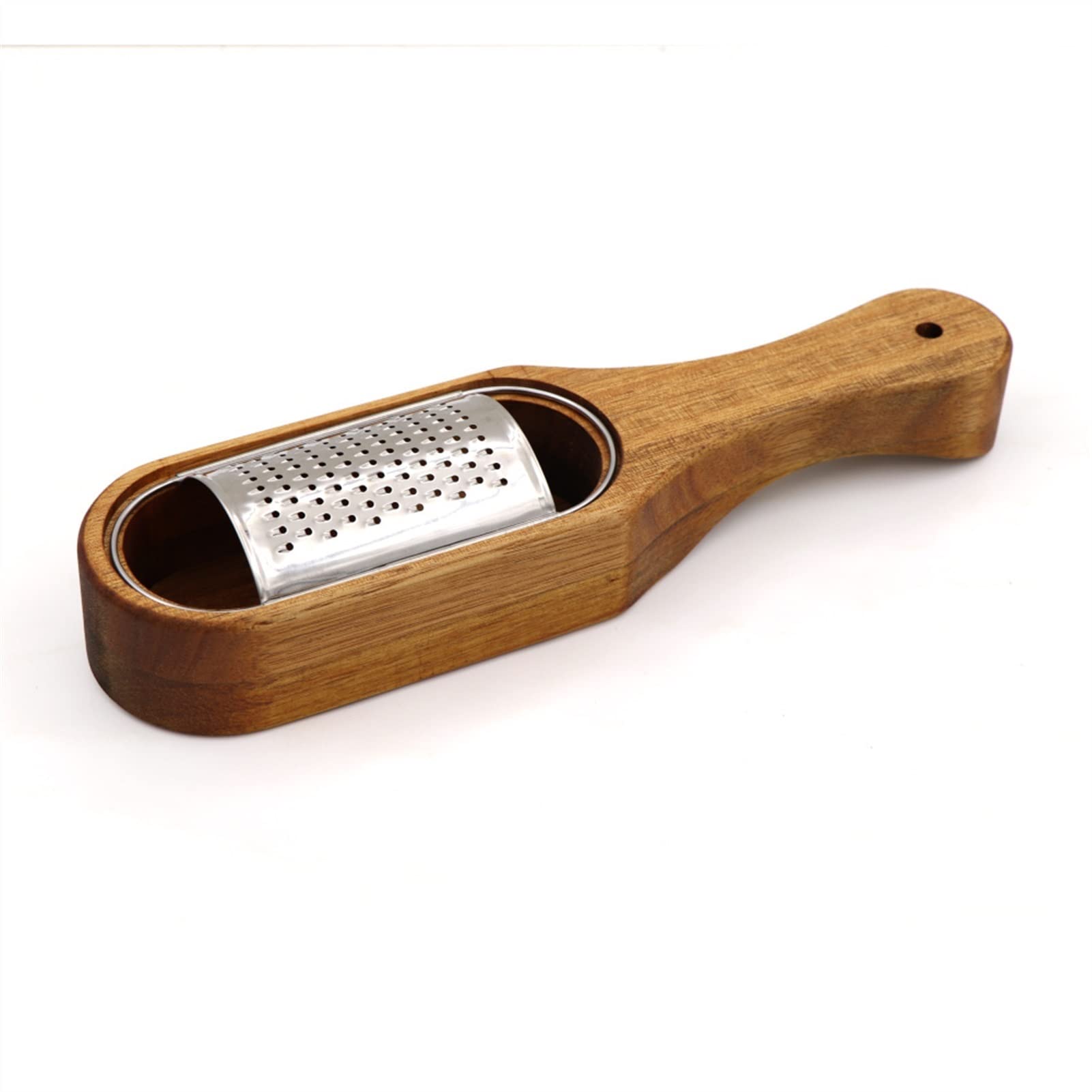 Premium Stainless Steel Cheese Grater with Removable Collector & Storage Box - Professional Kitchen Tool for Shredding Parmesan, Cheddar & Hard Cheeses - Perfect for Home Cooking, Restaurants & Cheese Platters