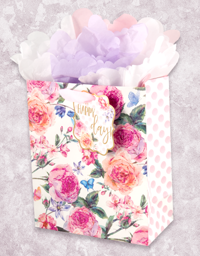 Harmonious Garden Gift Bags - Elegant & Durable Gift Packaging for Birthdays, Weddings & Special Occasions - Perfect for Party Favors, Bridal Showers & Corporate Events