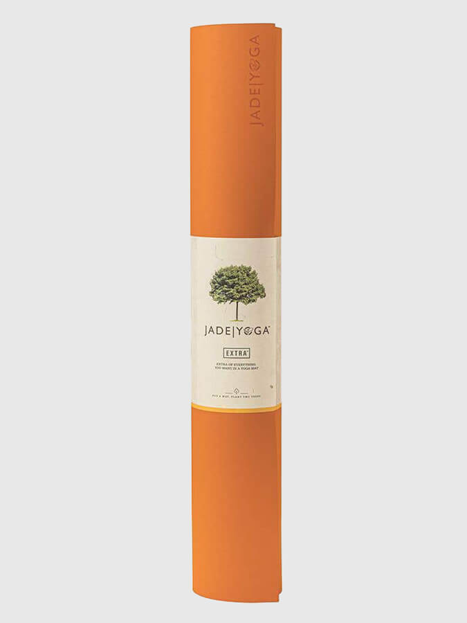 Premium Jade Yoga Extra Thick 4.5mm Non-Slip Yoga Mat for Hot Yoga, Pilates & Home Workouts - Eco-Friendly Natural Rubber Mat with Superior Cushioning