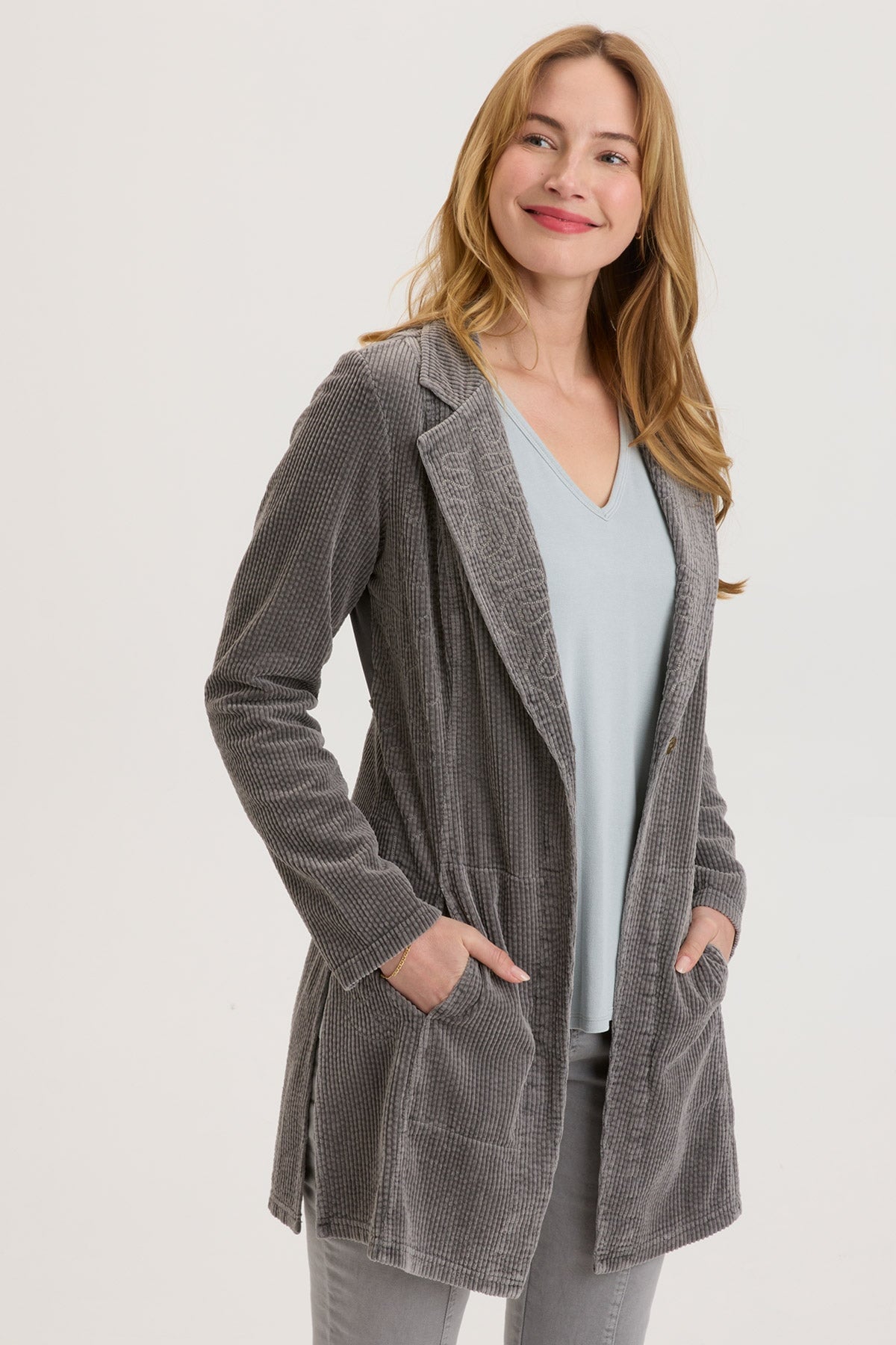 Seema Embroidered Long Coat for Women - Elegant Boho Maxi Overcoat with Handcrafted Embroidery, Perfect for Fall/Winter Fashion, Weddings & Special Occasions