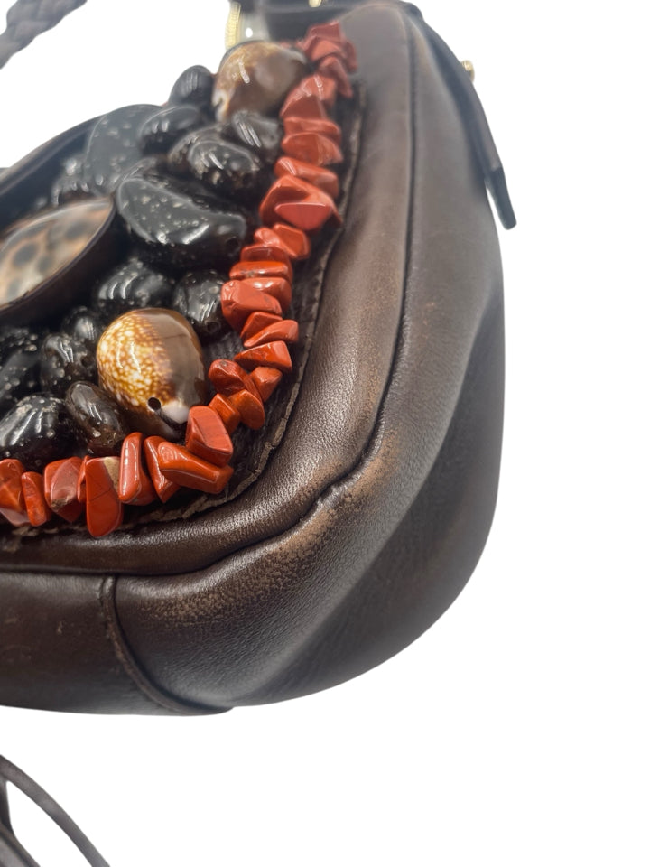 Vintage Yves Saint Laurent Beaded Tassel Shoulder Bag for Women | Luxury Designer Crossbody Purse | Perfect for Parties, Weddings & Evening Events