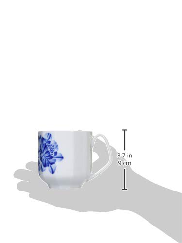 Royal Copenhagen Bromst Mug - 11.2 oz (330ml) Floral Camellia Design, Premium Porcelain Coffee Cup for Wedding Gifts, Bridal Shower, Anniversary & Home Decor