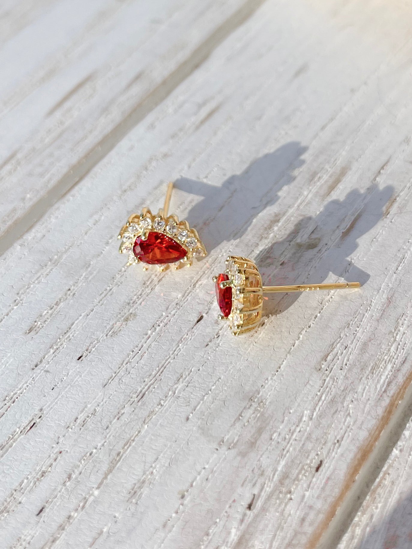 ROSIE Gold Stud Earrings for Women - 14K Gold Plated Minimalist Hoop Earrings - Hypoallergenic & Tarnish-Free - Perfect for Everyday Wear, Gifts & Special Occasions