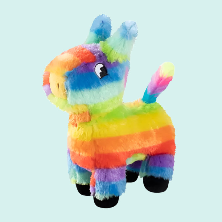 Soft Plush Dog Toy - Pinata Party Boy for Small & Large Dogs | Fun Chew Toy for Playtime, Training & Birthday Parties