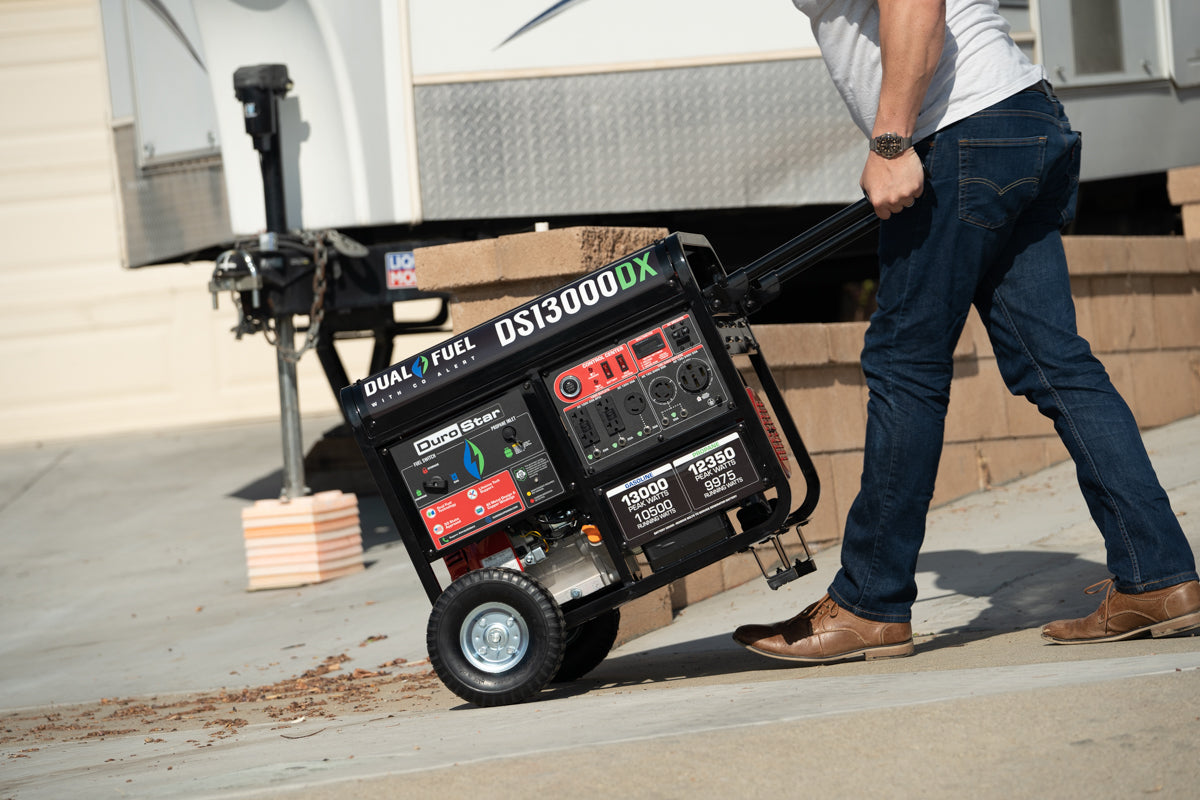 13,000W Dual Fuel Portable Generator with CO Alert - Gas & Propane Powered for Home Backup, Camping & Outdoor Power (EPA & CARB Compliant)