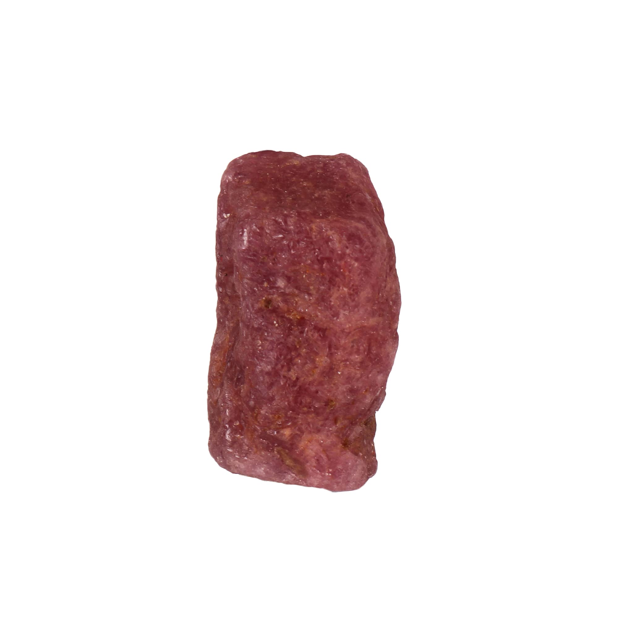GEMHUB 14.50 Ct Natural African Raw Red Ruby Loose Gemstone - Certified Healing Crystal for Jewelry Making, Meditation & Energy Work