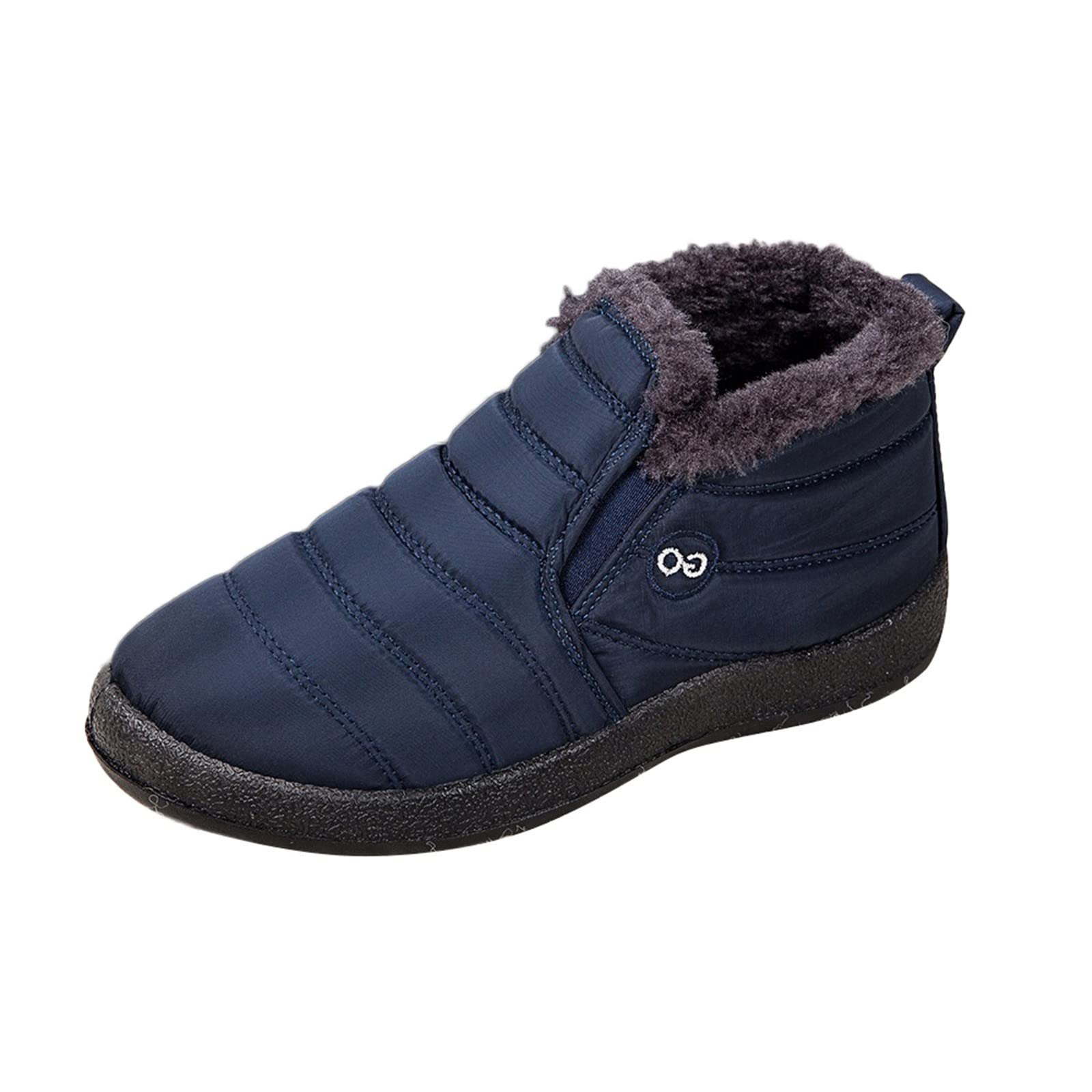 Women's Winter Snow Boots - Waterproof Velvet Warm Short Flat Boots for Cold Weather | Perfect for Snowy Days, Outdoor Activities & Casual Wear