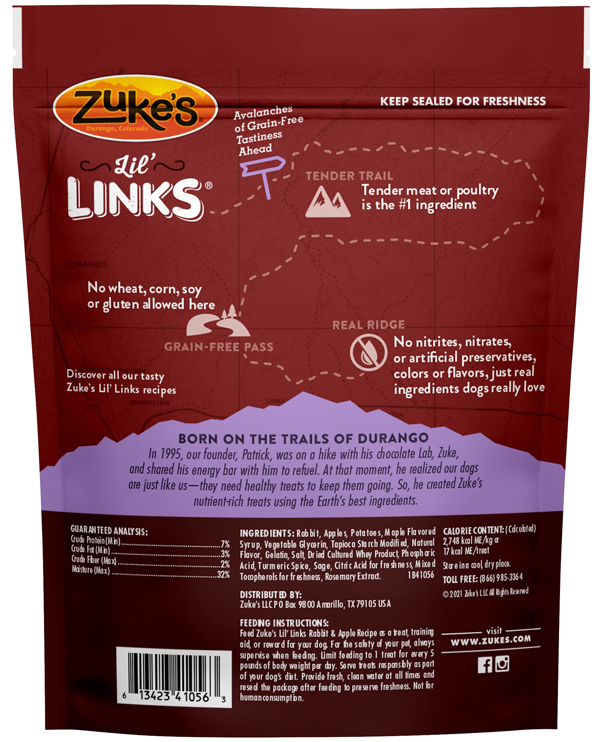 Healthy Little Sausage Links for Dogs - Lil Links Natural Dog Treats for Training & Rewards - Perfect for Small & Medium Breed Puppies & Adult Dogs