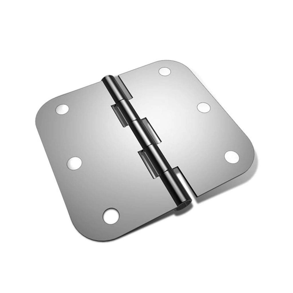 JAHH 3-Pack Stainless Steel Self-Closing Cabinet Door Hinges - Face Mount Satin Nickel Finish for Kitchen, Bathroom & Furniture (3Pcs) | Durable & Quiet Soft Close Hinges