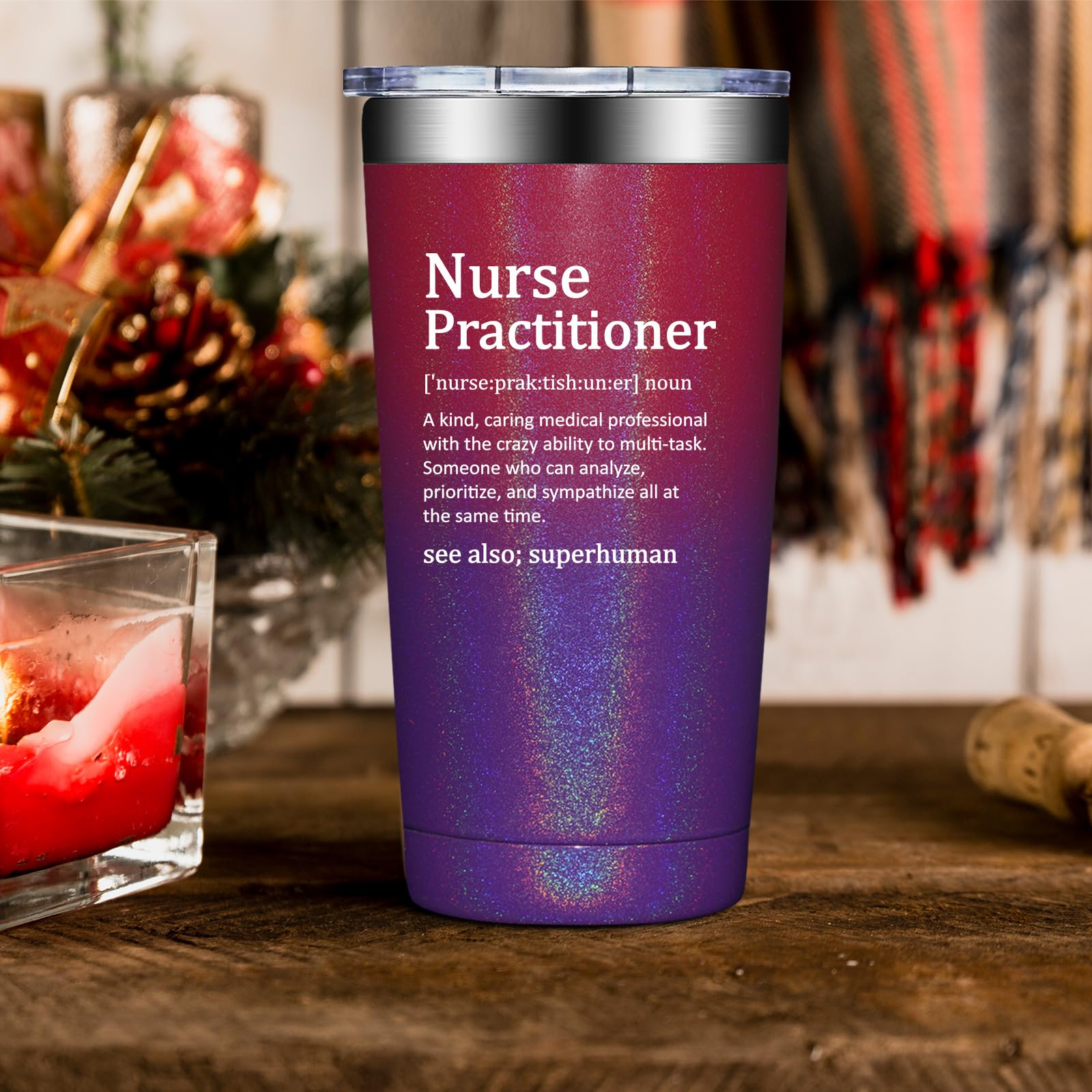 Premium 20oz Nurse Tumbler - Thoughtful Nurse Appreciation Gifts for Women, Nursing Graduation & Nurses Week Presents - Perfect for Clinical Shifts, Hospital Duty & Nursing Students - BPA-Free Insulated Travel Mug
