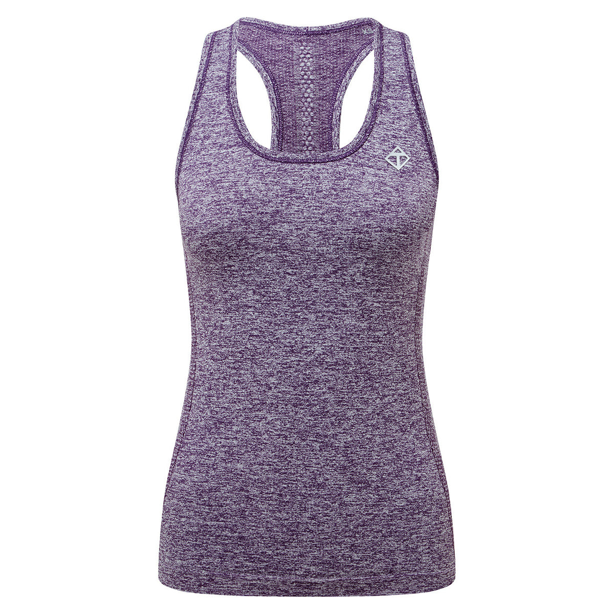 Purple Seamless Vest for Women - Comfortable Stretch Workout Top for Yoga, Running & Gym - Trendy Athletic Wear