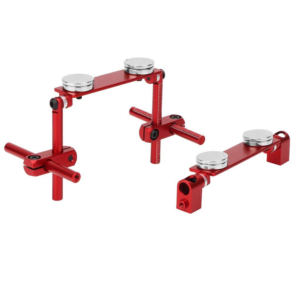 Tbest RC Car Body Mount Kit - Aluminum Magnetic Invisible Body Shell Mount for 1/10 Scale RC Racing & Drift Cars (Red) | Durable & Secure Fastening Solution for Off-Road, Track Racing & Stunt Performance