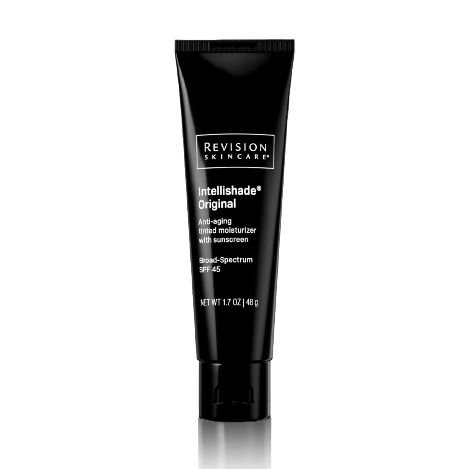 Revision Skincare Intellishade® Original Tinted Moisturizer with SPF 45 - Anti-Aging, Wrinkle Cream with Peptides & Vitamin C, 1.7 oz - Daily Hydration for Brighter, Youthful Skin at Home or On-The-Go