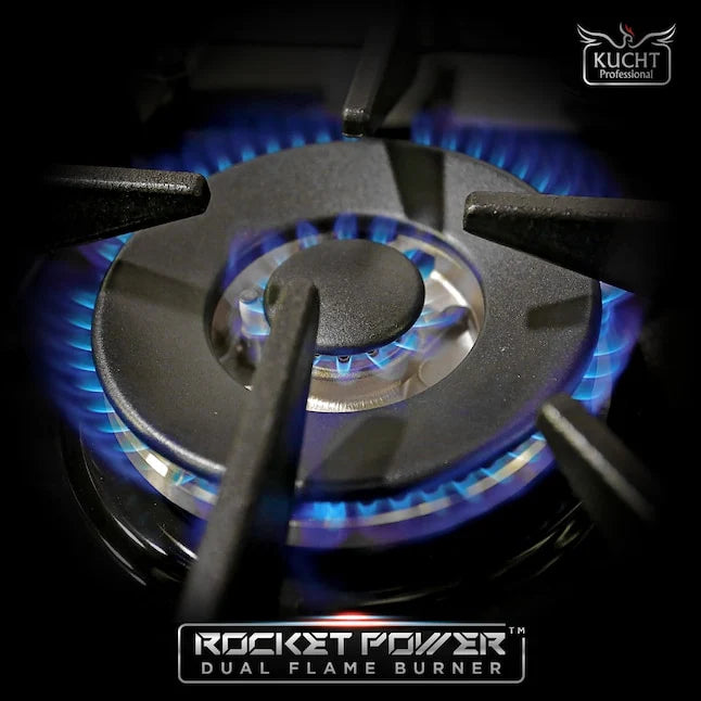 Kucht 36-Inch Pro Style Dual Fuel Range - KDF362 GR - Professional Gas & Electric Stove for Home Chefs & Commercial Kitchens