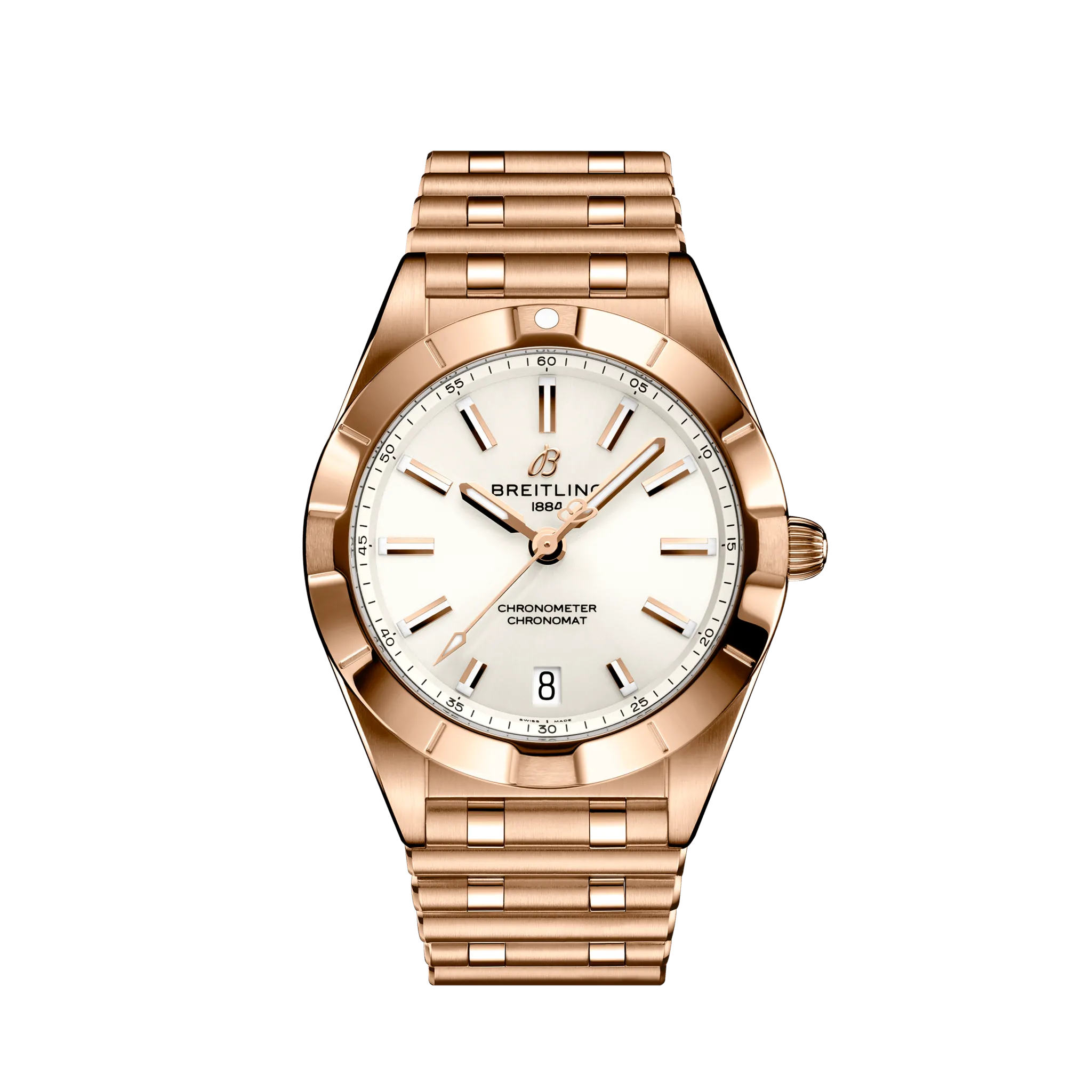 Breitling Chronomat Automatic 32 18k Red Gold Men's Watch - Luxury Swiss Timepiece for Business & Formal Occasions