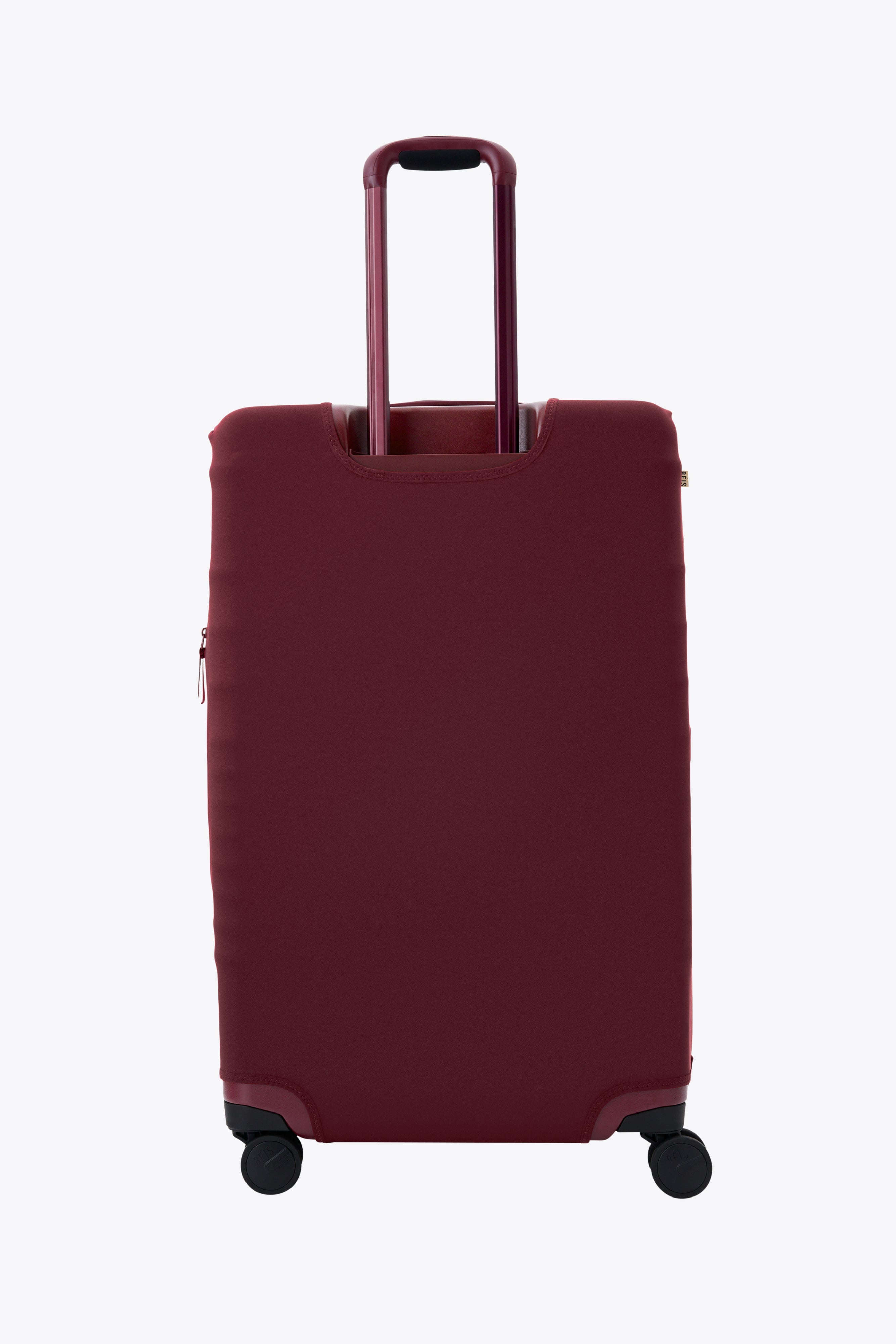 Premium Burgundy Large Check-In Luggage Cover - Durable Suitcase Protector for Travel, Airplane & Vacation Use