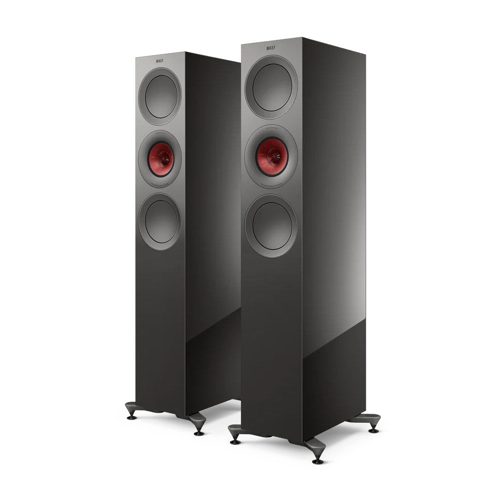 KEF R7 Meta Floorstanding Speakers - High-Fidelity Audio for Home Theater & Music Listening | Premium Sound Quality for Living Rooms & Studios
