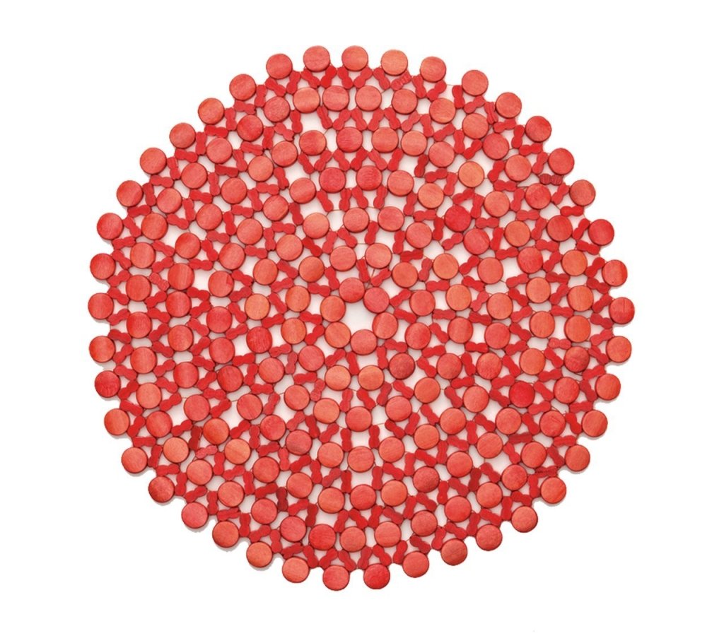 Eco-Friendly Round Bamboo Placemats Set of 6 - Natural & Durable Table Mats for Dining, Kitchen, or Party Decor - Perfect for Home, Restaurant, and Outdoor Use