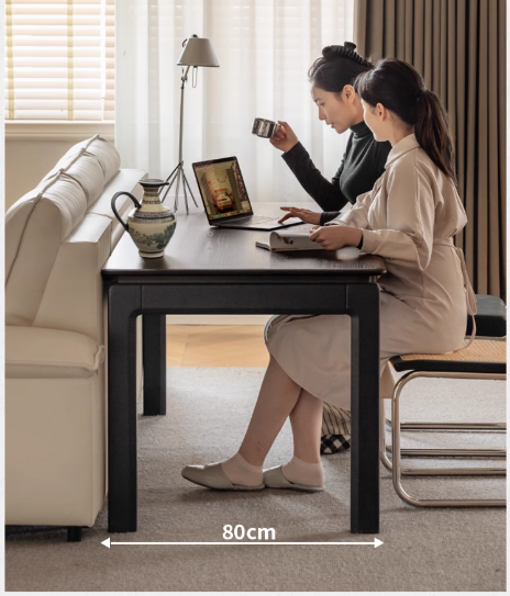 Premium Oak Solid Wood Large Size Desk - Durable & Stylish Home Office Desk for Work, Study, and Gaming - Perfect for Modern Workspaces & Home Offices