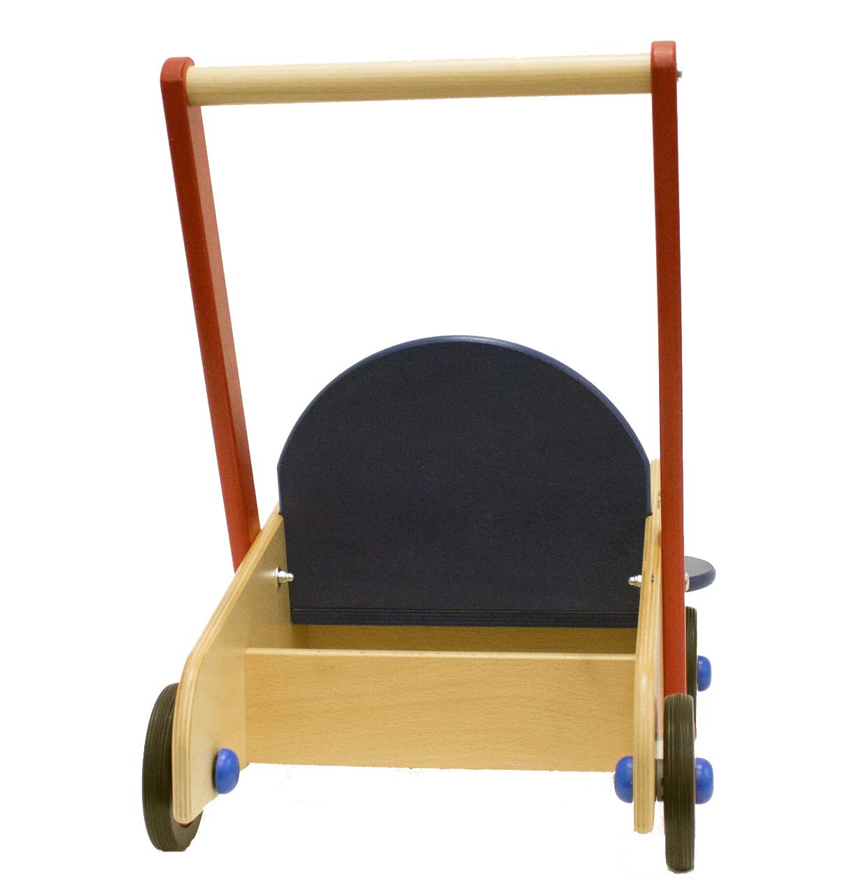 HABA Wooden Baby Walker Wagon - Sit to Stand Learning Push Toy with Seat & Storage for Toddlers 1-3 Years (10+ Months) | First Steps Helper & Playroom Activity Center