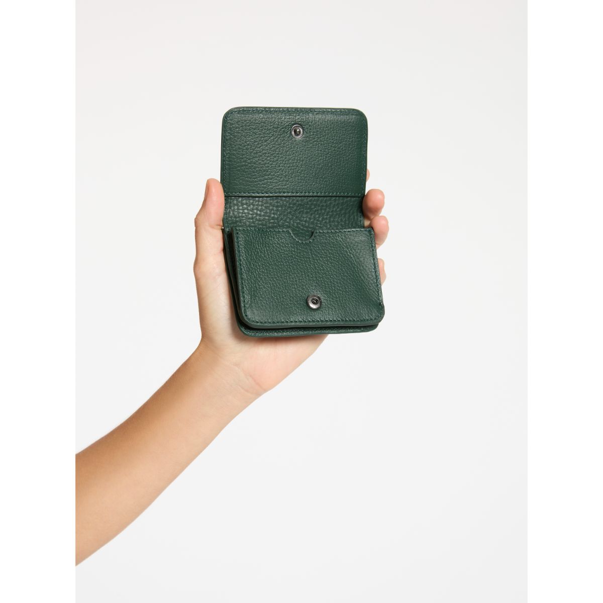 STATUS ANXIETY Miles Away Leather Card Holder Wallet - Slim RFID Blocking Minimalist Wallet for Men & Women - Perfect for Travel, Everyday Use and Gift Giving
