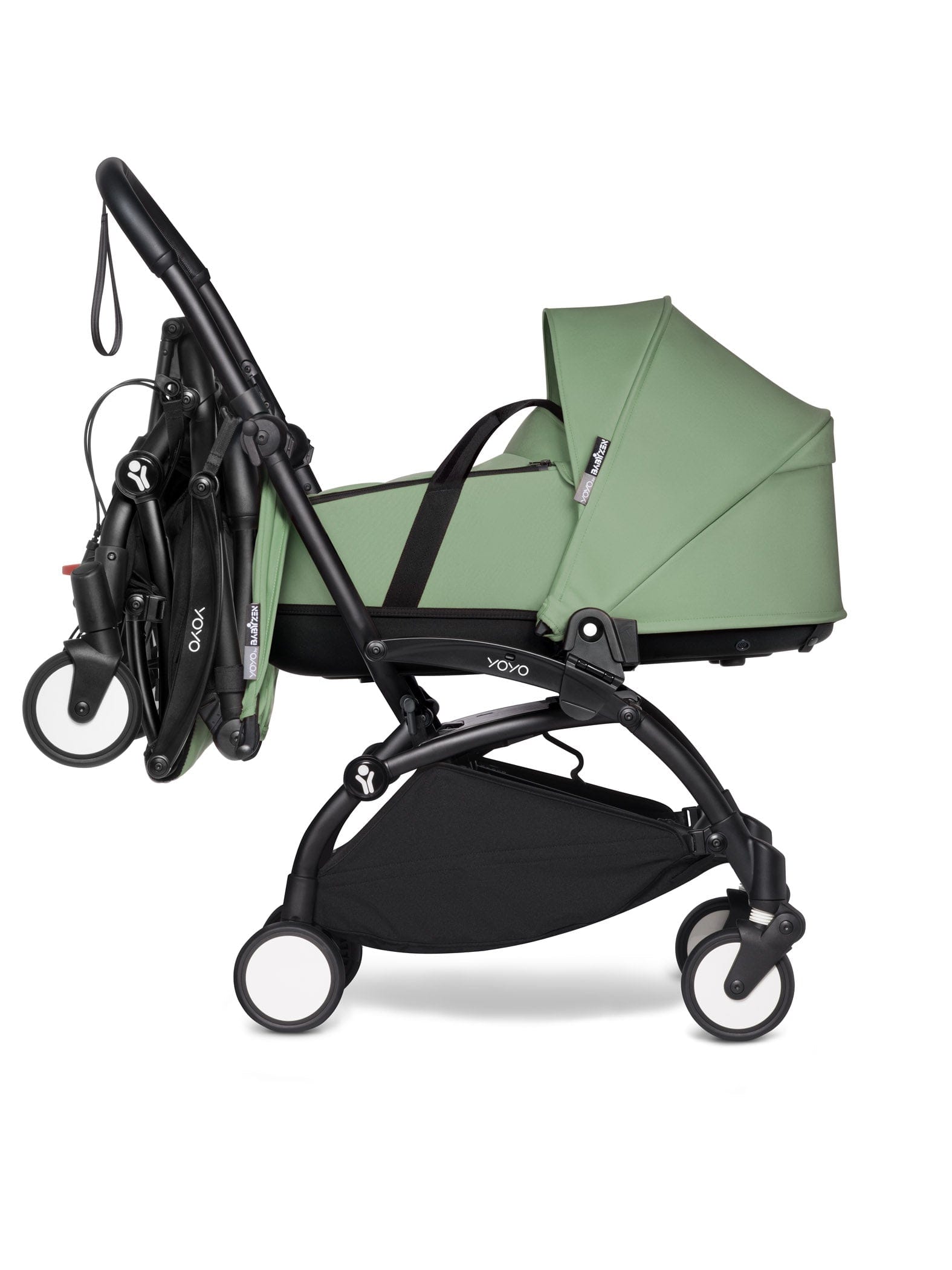 Stokke YOYO 3 Double Stroller with Bassinet & Toddler Seat - Lightweight Compact Travel Stroller for Twins or Siblings (Ages 0-4) | Perfect for City Walks, Air Travel & Everyday Use