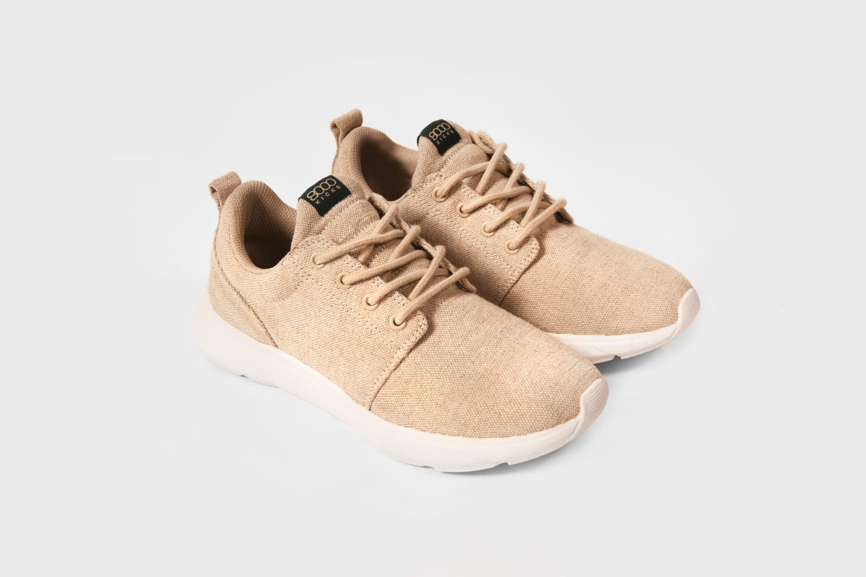 Explorer V2 Men's Vegan Hemp Sneakers - Eco-Friendly Beige Casual Shoes for Walking, Running & Everyday Wear