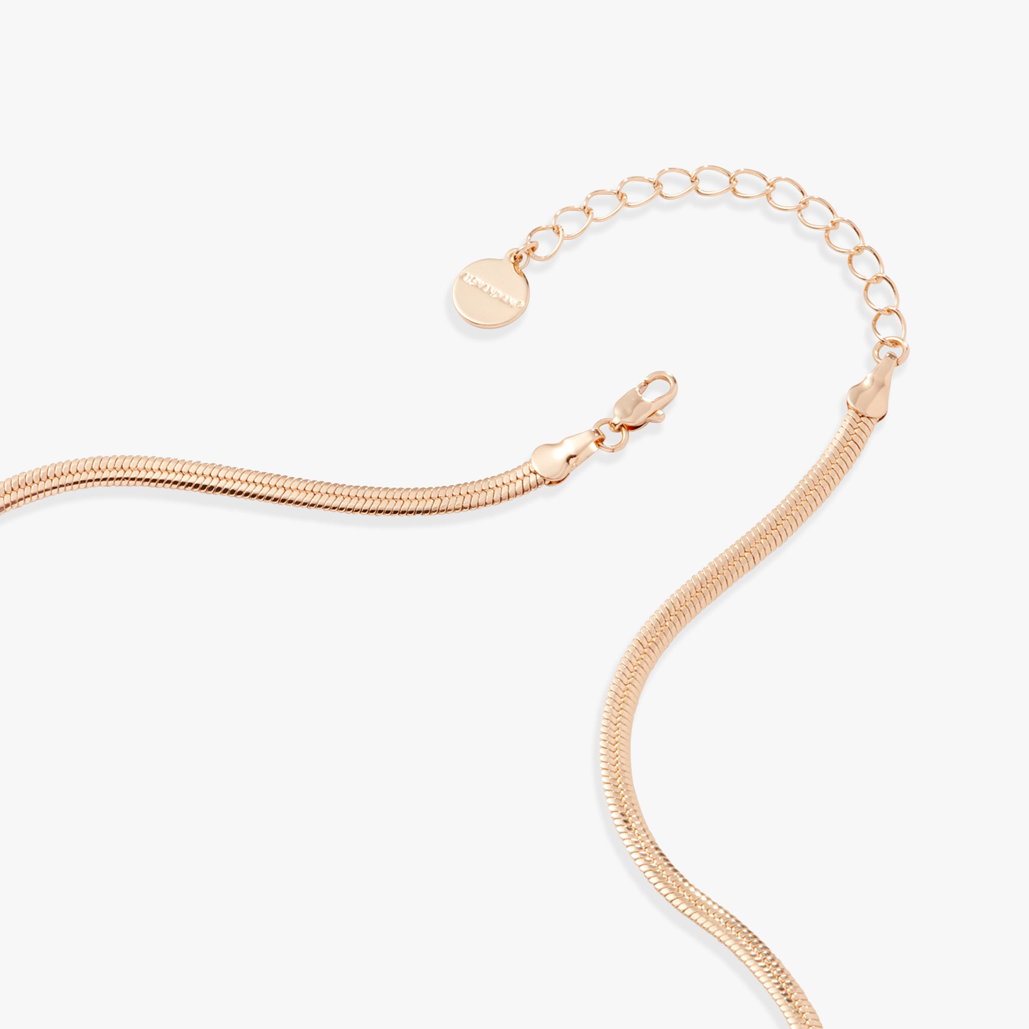 Elegant Herringbone Chain Necklace for Women - 14K Gold Plated Layering Necklace - Perfect for Daily Wear, Parties & Gifts