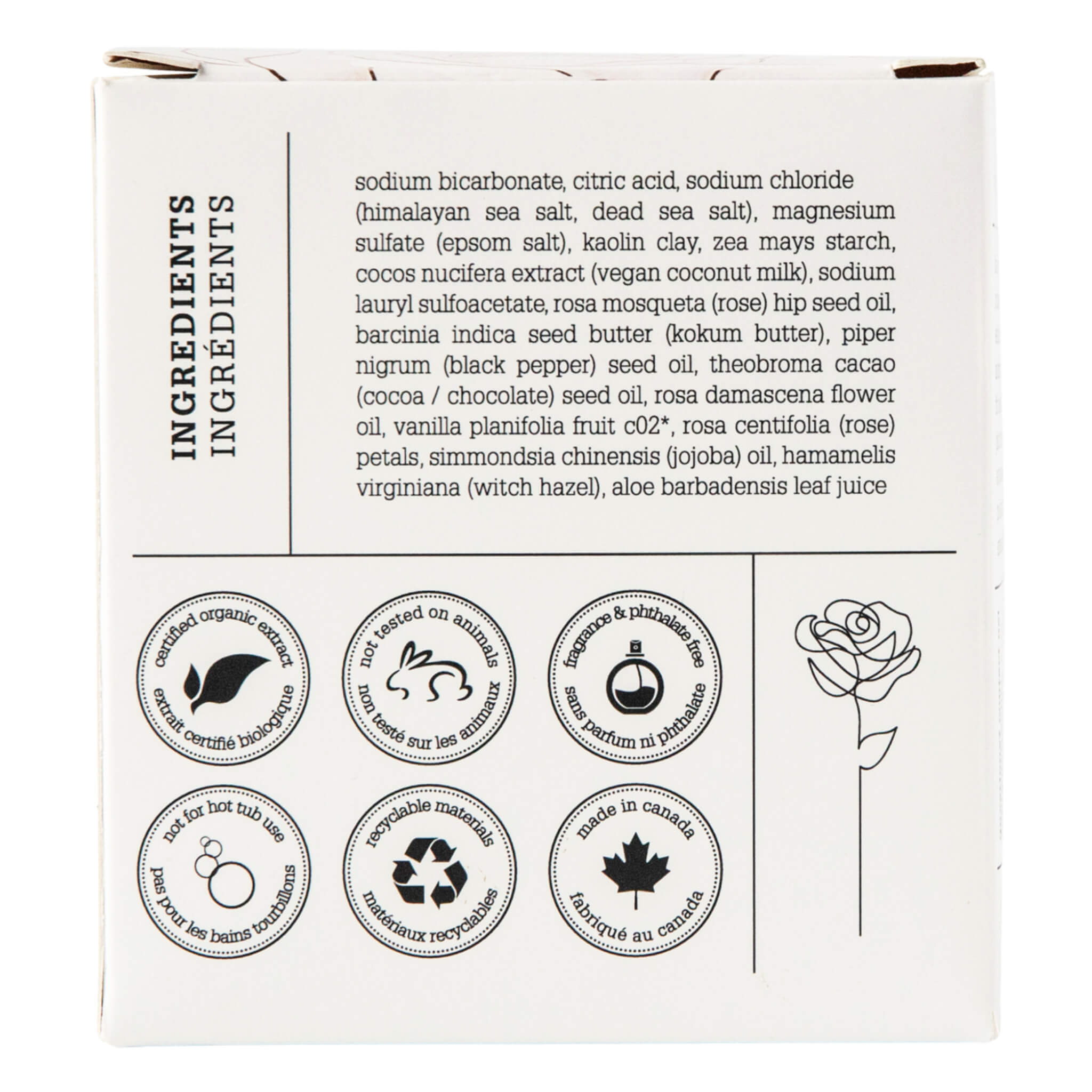 Luxury Bath Bomb Aphrodite - Handmade Spa Gift for Relaxation & Self Care - Perfect for Valentine's Day, Birthday & Anniversary Gifts