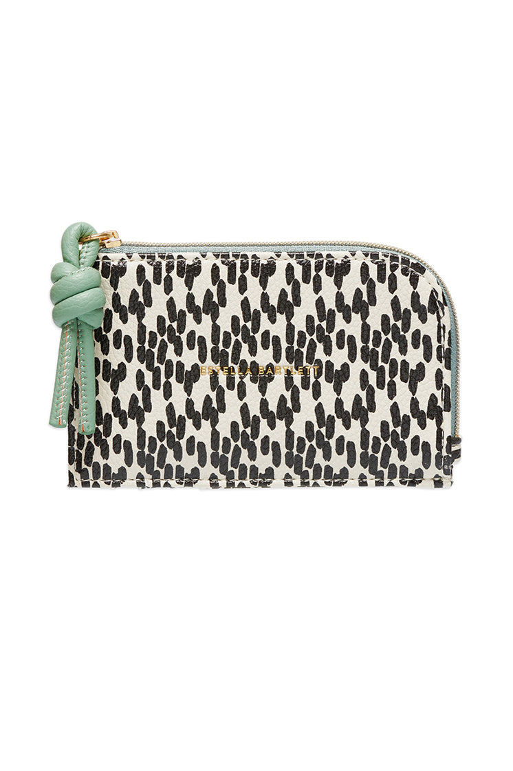 Spot Print Knot Card Purse EBP6257 - Stylish Women's Wallet for Credit Cards & Cash - Perfect for Parties, Dating, and Everyday Use