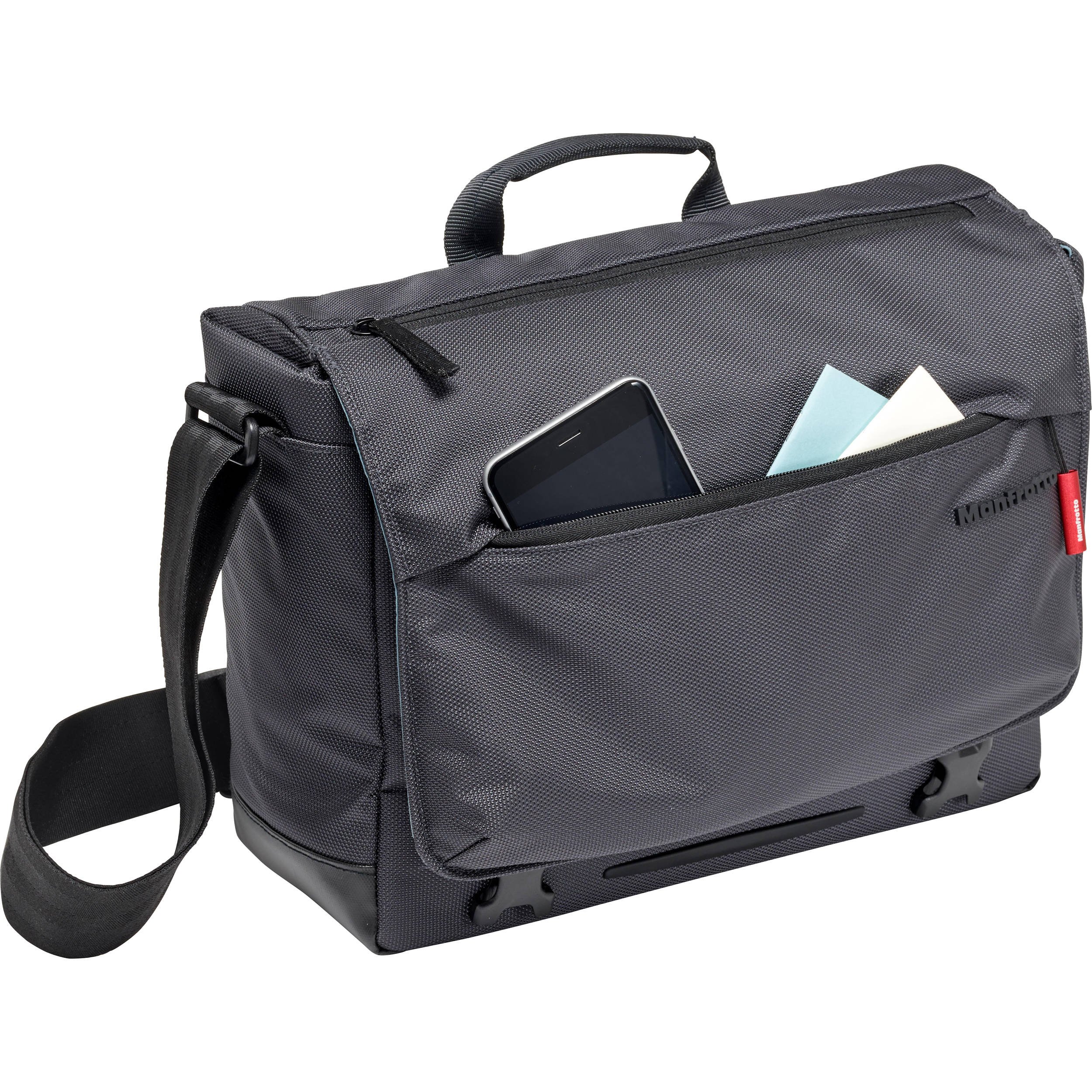 Manfrotto Manhattan Messenger Speedy 10 Camera Bag - Water-Repellent Multiuse Photography Bag for DSLR, Lenses & Accessories with PC/Tablet Compartment & Tripod Holder - Perfect for Travel, Street Photography & Daily Commute