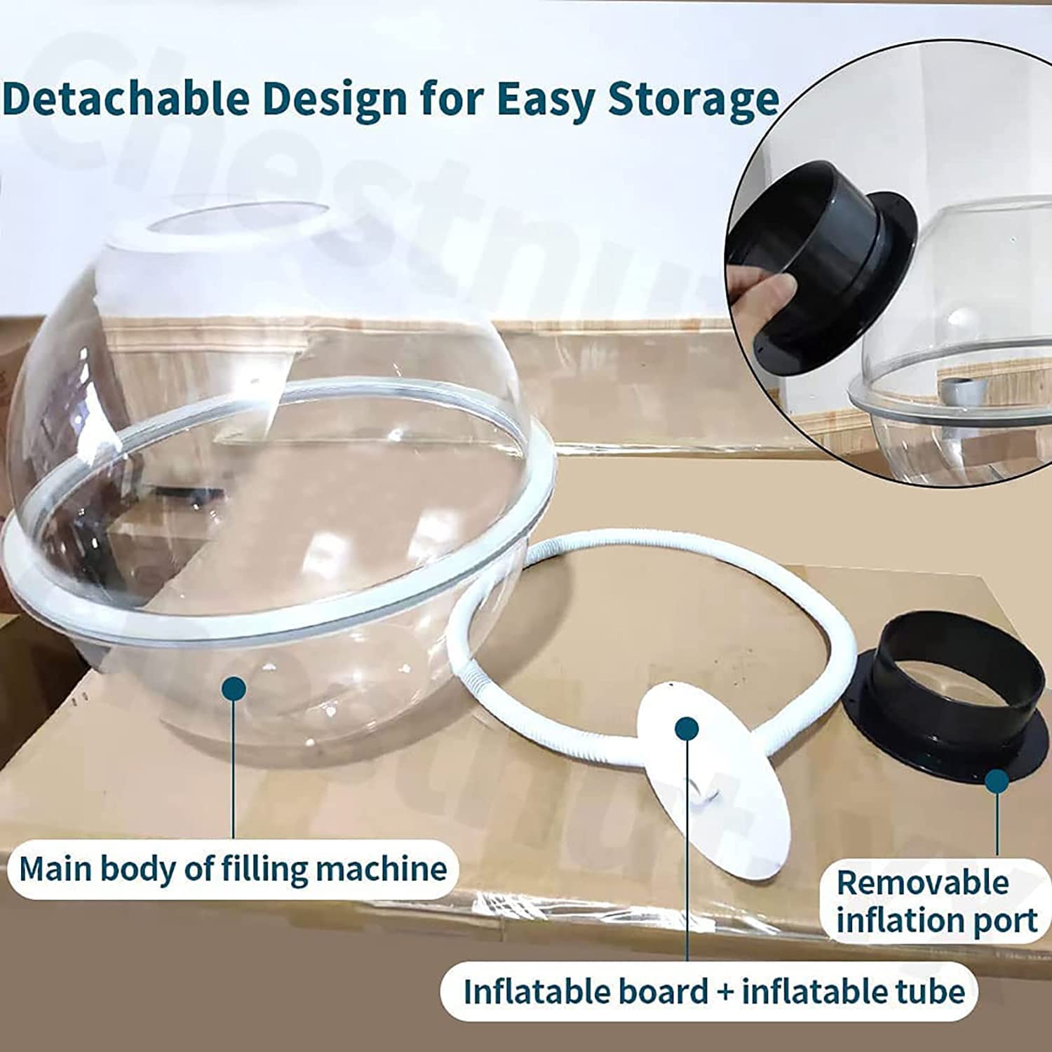 DIY Balloon Stuffing Machine & Gift Wrapping Tool - Perfect for Plush Toys, Balloon Bouquets, Birthday Party Decorations & Art Balloon Arrangements | Great for Party Supplies, Event Decor & Creative Gift Wrapping