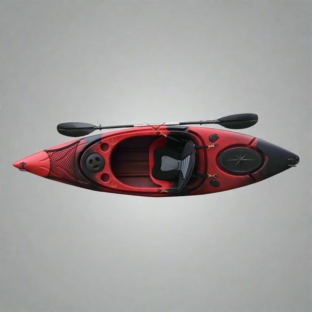 10FT Sit-In Kayak - Lightweight Recreational Kayak with Padded Seat & Paddles for Beginners | Perfect for Lakes, Rivers & Calm Waters | Easy to Transport & Store