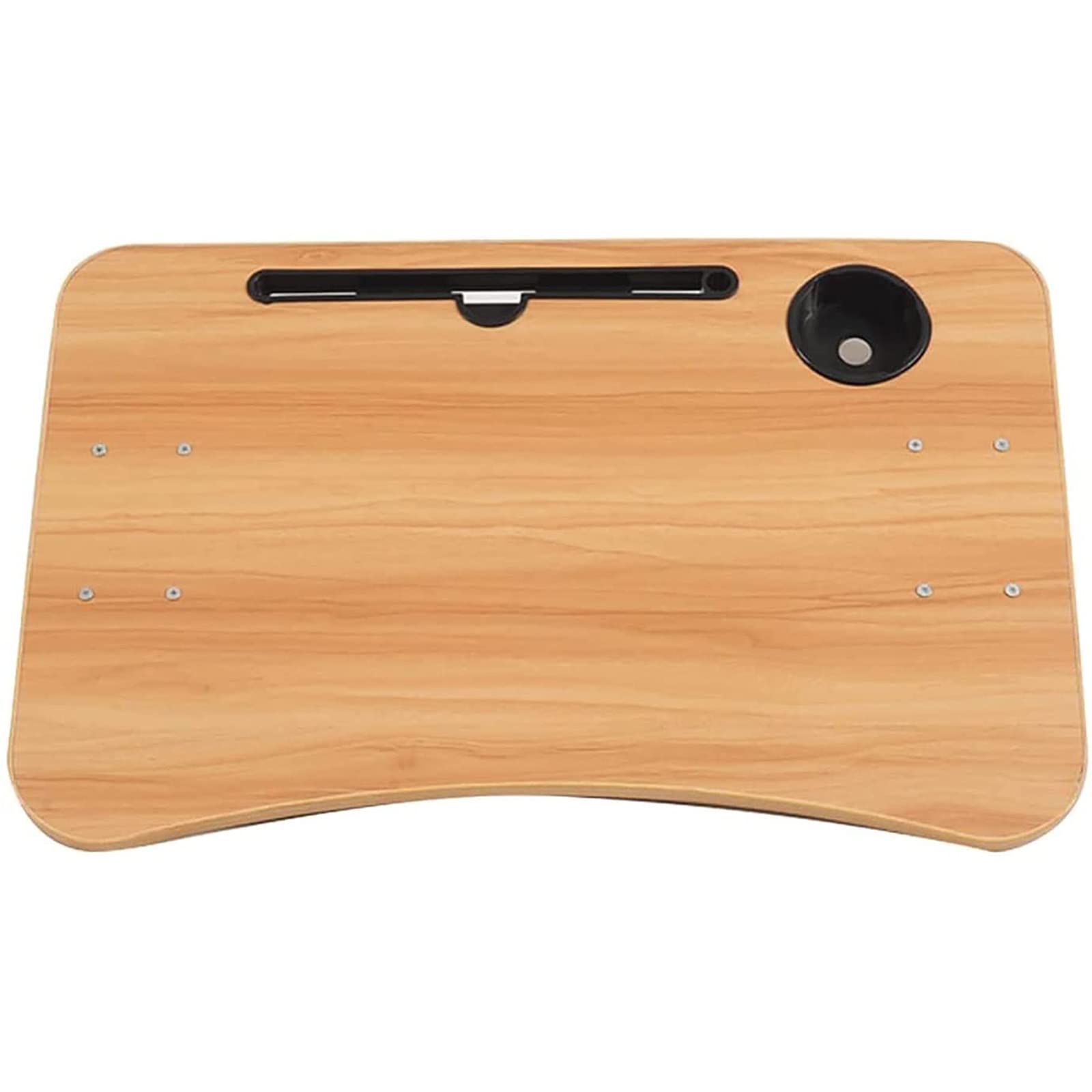 Universal Wheelchair Tray Table with Detachable Wooden Dining Board & Phone Holder - Portable Accessory for Eating, Working & Reading - Ideal for Wheelchair Users at Home or Outdoors