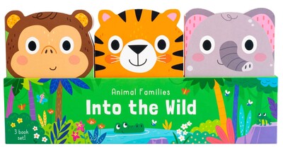 Animal Families: Into the Wild - Educational Board Book Series for Toddlers | Perfect for Early Learning, Bedtime Stories & Preschool Education