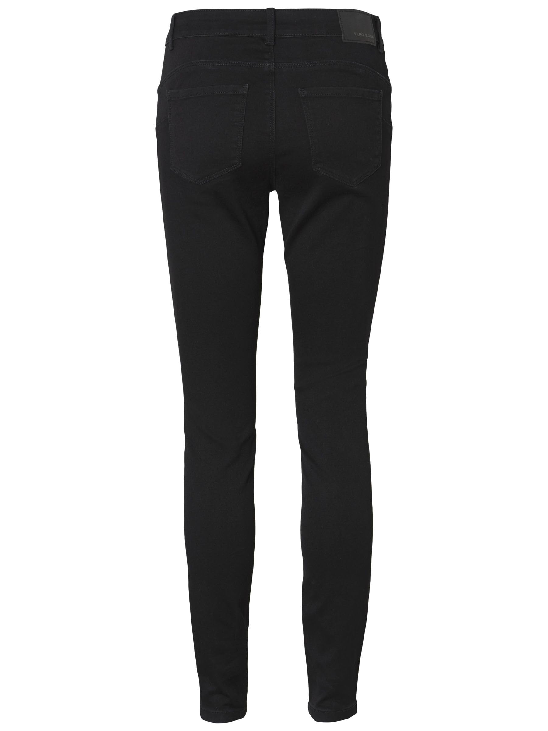 Vero Moda Seven NW Shape Up Jeans - High Waist Slimming Denim Pants for Women, Size L32 | Perfect for Casual Wear, Office & Night Out