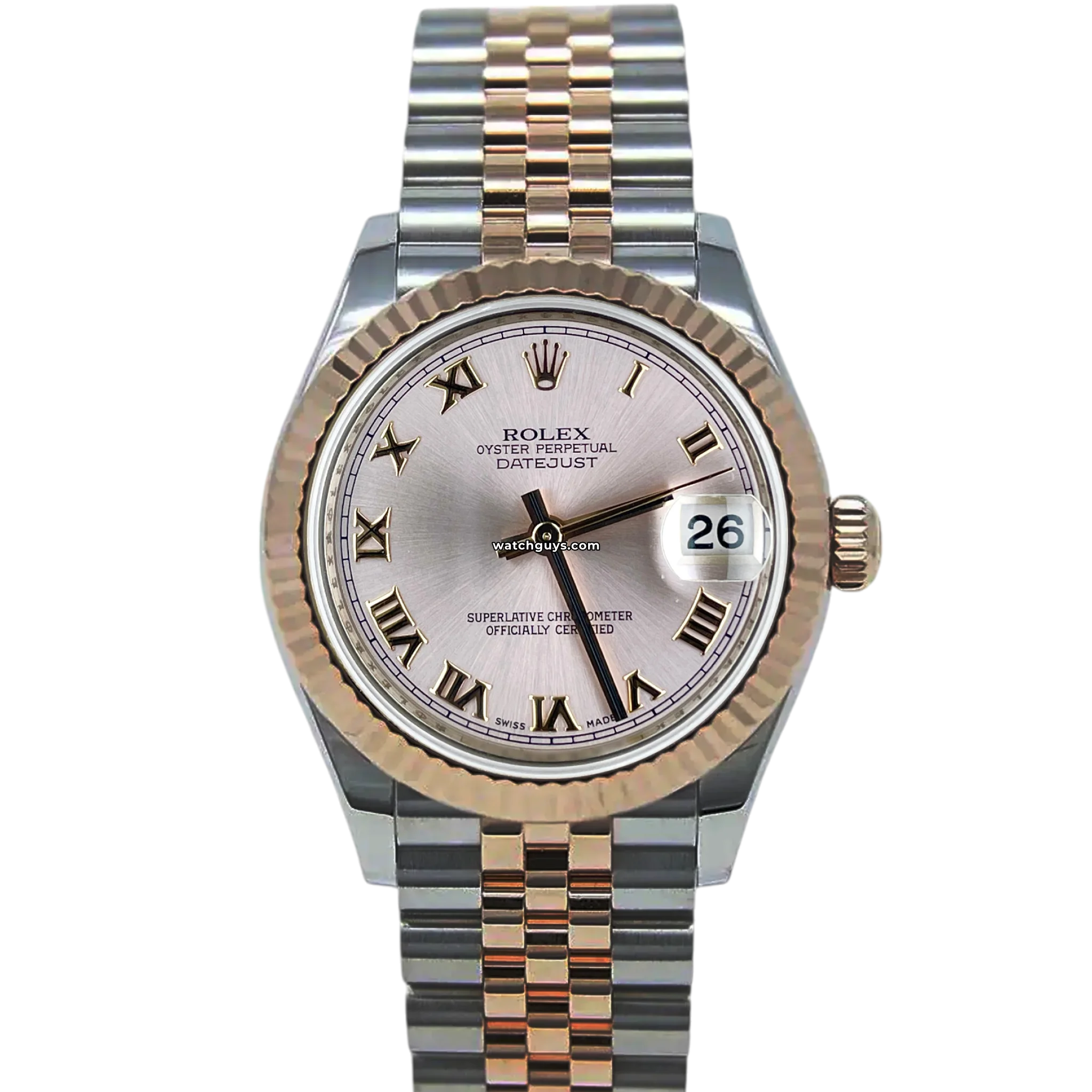 Rolex Datejust 178271 Ladies Watch - 31mm Stainless Steel & Everose Gold, Pink Roman Dial, Swiss Automatic Movement - Perfect for Luxury Gifts, Anniversaries & Formal Occasions