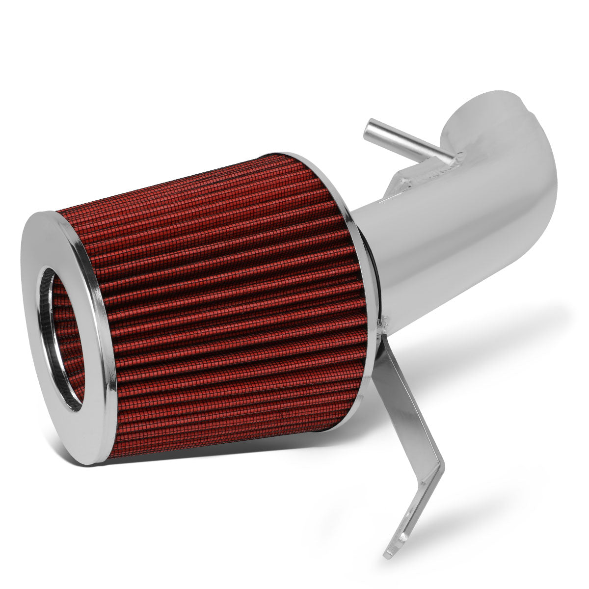 07-12 Nissan Altima 2.5L I4 Performance Aluminum Short Ram Air Intake System with Red Cone Air Filter - Improve Engine Power & Fuel Efficiency for Street Racing & Daily Driving