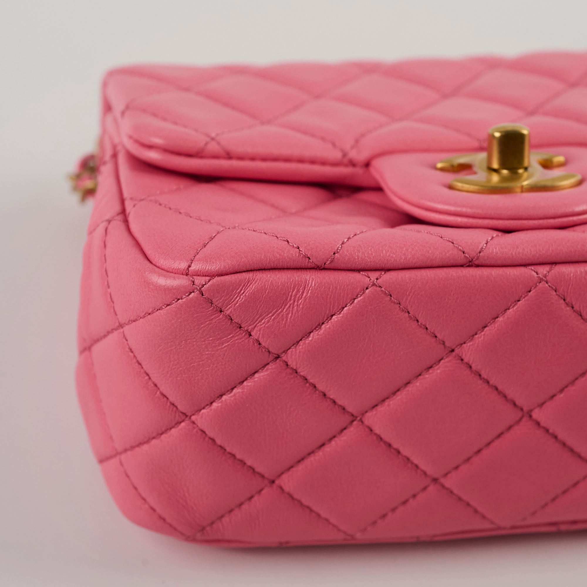 Chanel Mini Square Pearl Crush Bag - Luxury Quilted Crossbody Purse for Women | Perfect for Parties, Date Nights & Special Occasions