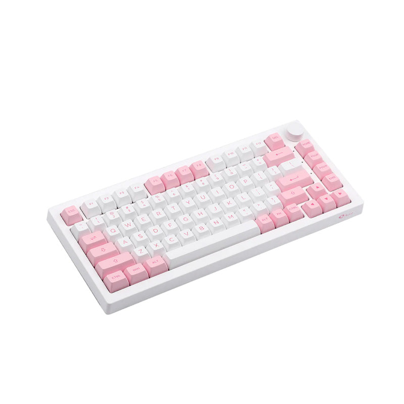 Akko 5075B Plus Prunus Lannesiana Wireless Mechanical Keyboard - Hot Swappable RGB Backlit, CS Silver Switches for Gaming & Office Use