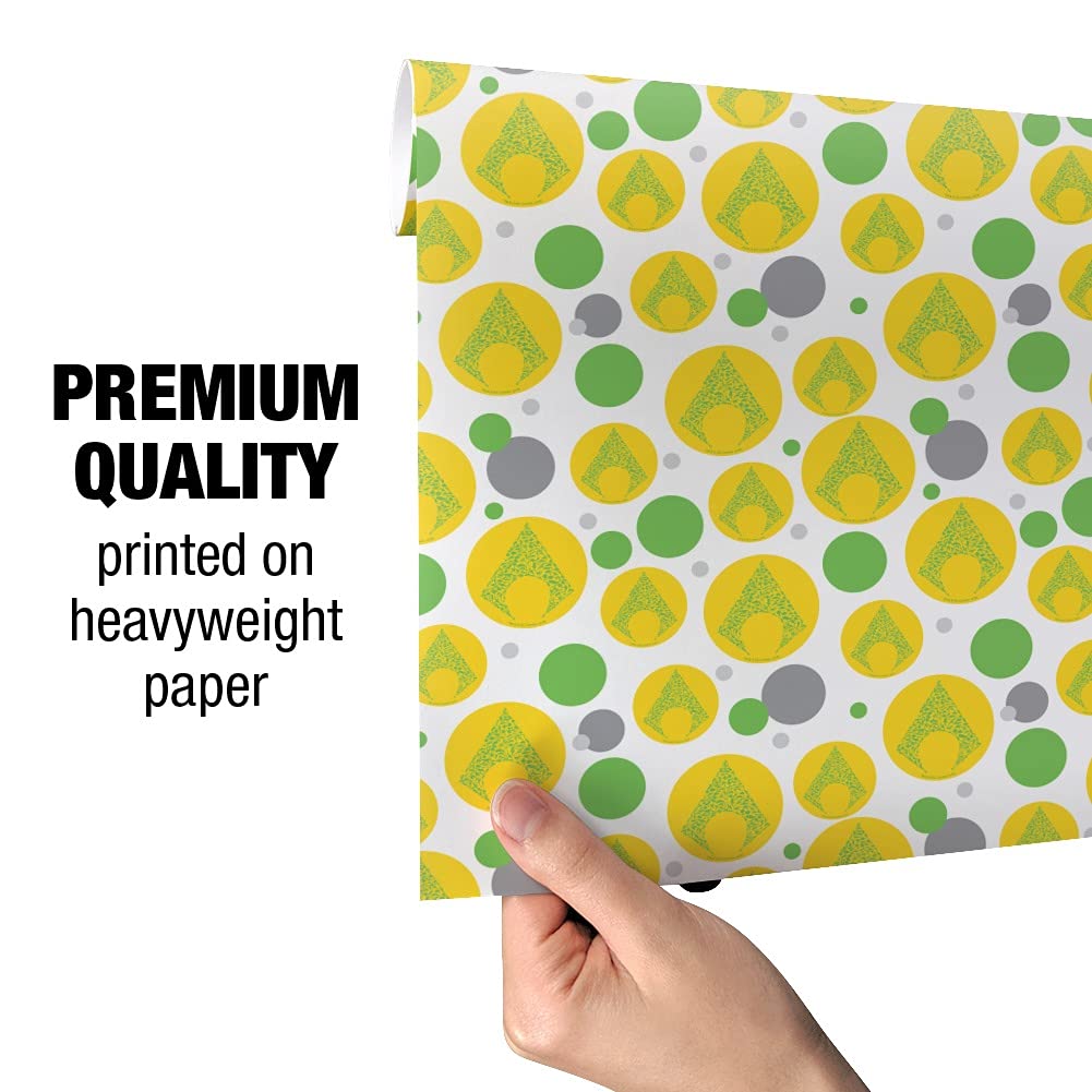 Aquaman Gift Wrap Roll - DC Comics Superhero Wrapping Paper for Birthday, Christmas & Party Presents - Perfect for Comic Fans & Collectibles
