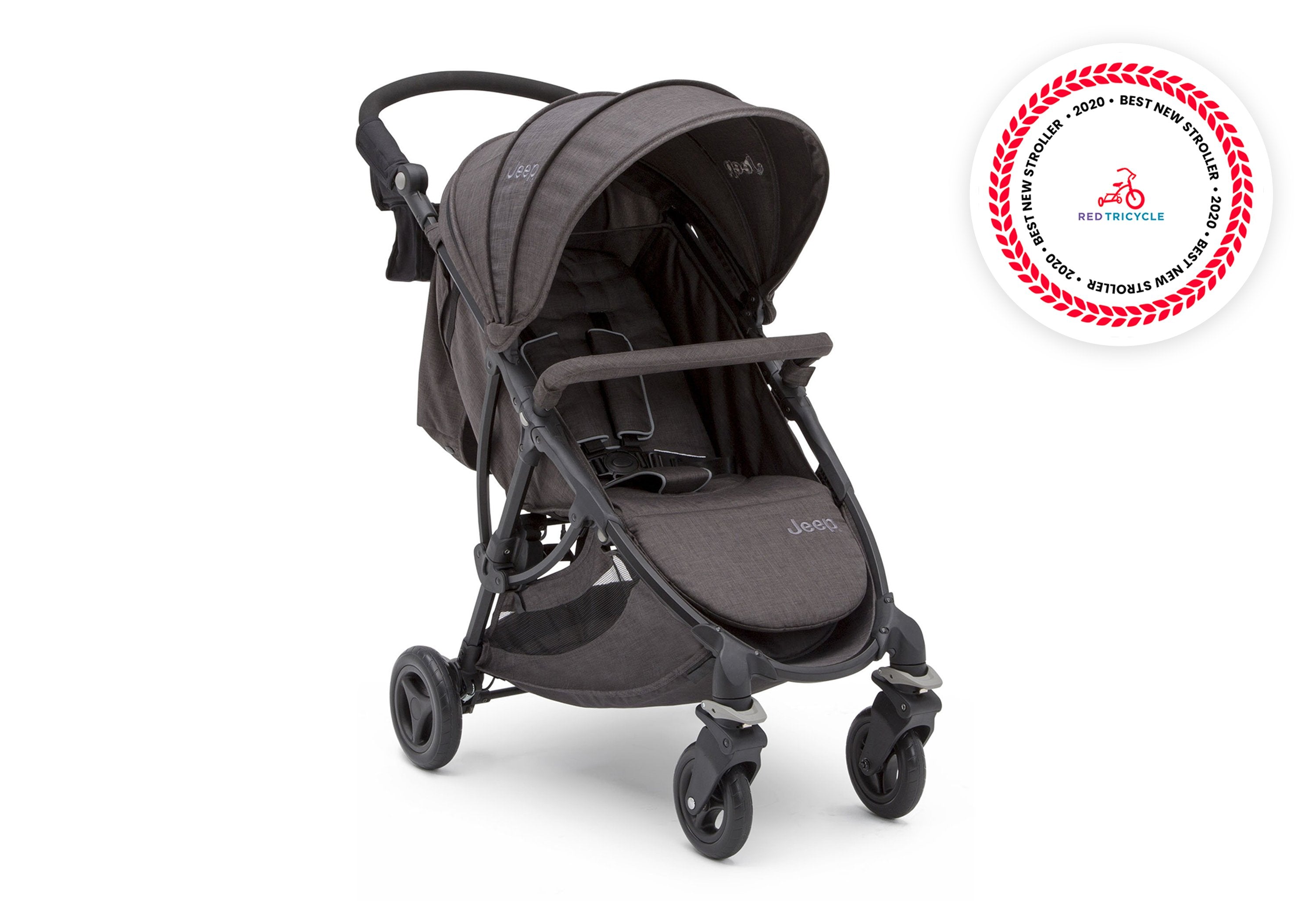 Jeep Gemini Stroller - Lightweight Compact Baby Stroller for Travel & Everyday Use | Foldable Design with Adjustable Canopy | Perfect for Shopping, Walks & Outdoor Adventures