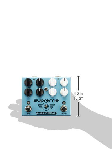 Mad Professor Supreme Overdrive Guitar Effects Pedal - Premium Analog Overdrive Pedal for Electric Guitar - Perfect for Blues, Rock & Studio Recording