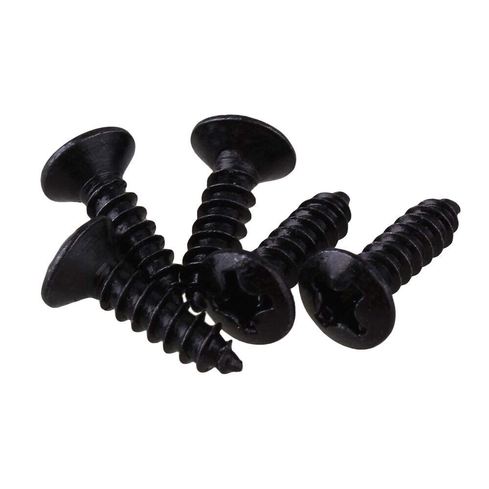 50-Pack Gold Guitar Bass Screws for Scratchplates & Pickguards - Premium Replacement Parts for DIY Guitar Repair & Maintenance - Perfect for Electric & Acoustic Guitars