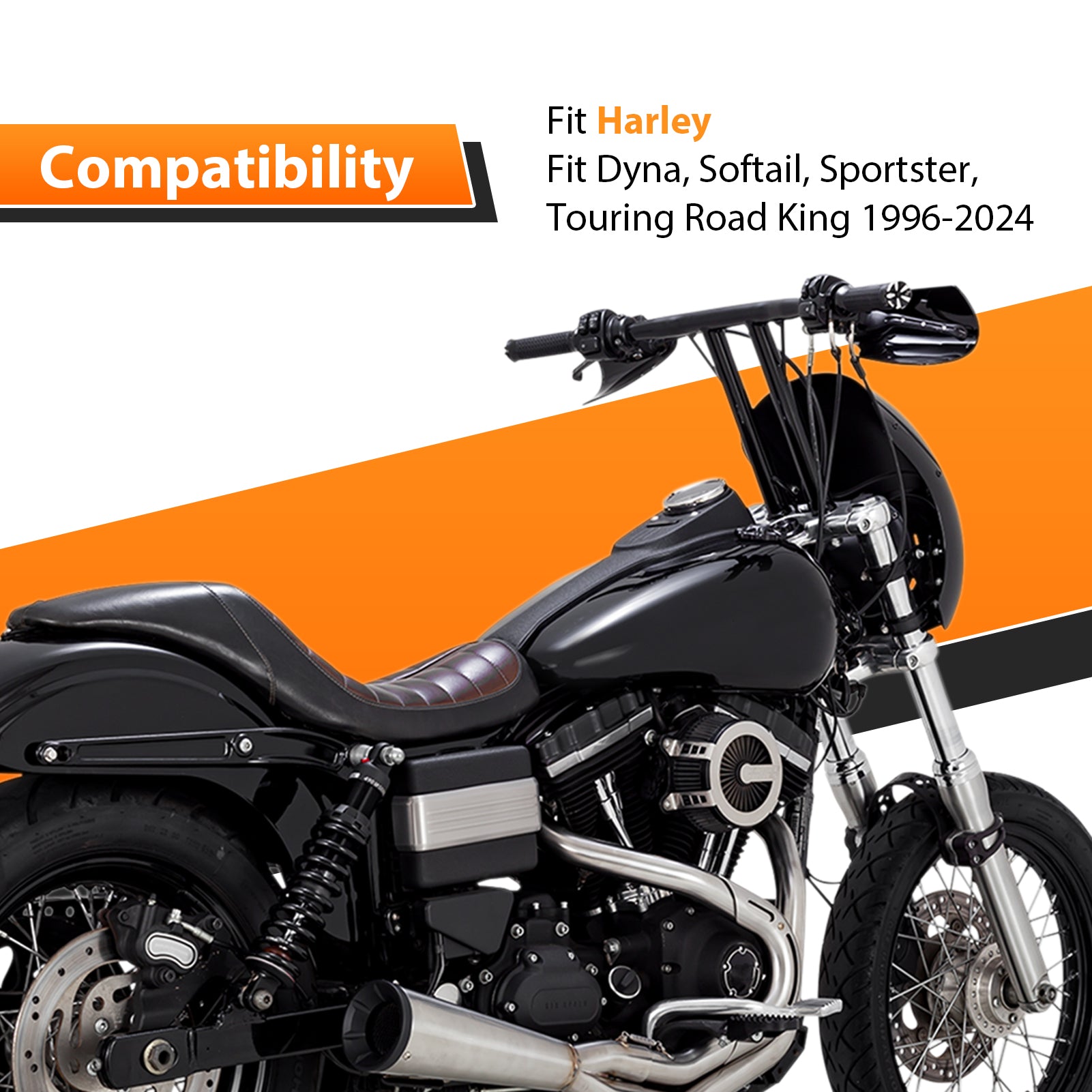 1996-2024 Harley Davidson Dyna Softail Sportster Chrome 8