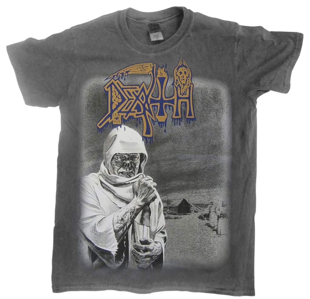 Vintage Wash Death 'Leprosy' Graphic T-Shirt by Ultrakult | Punk Rock & Metal Band Tee for Concerts & Streetwear